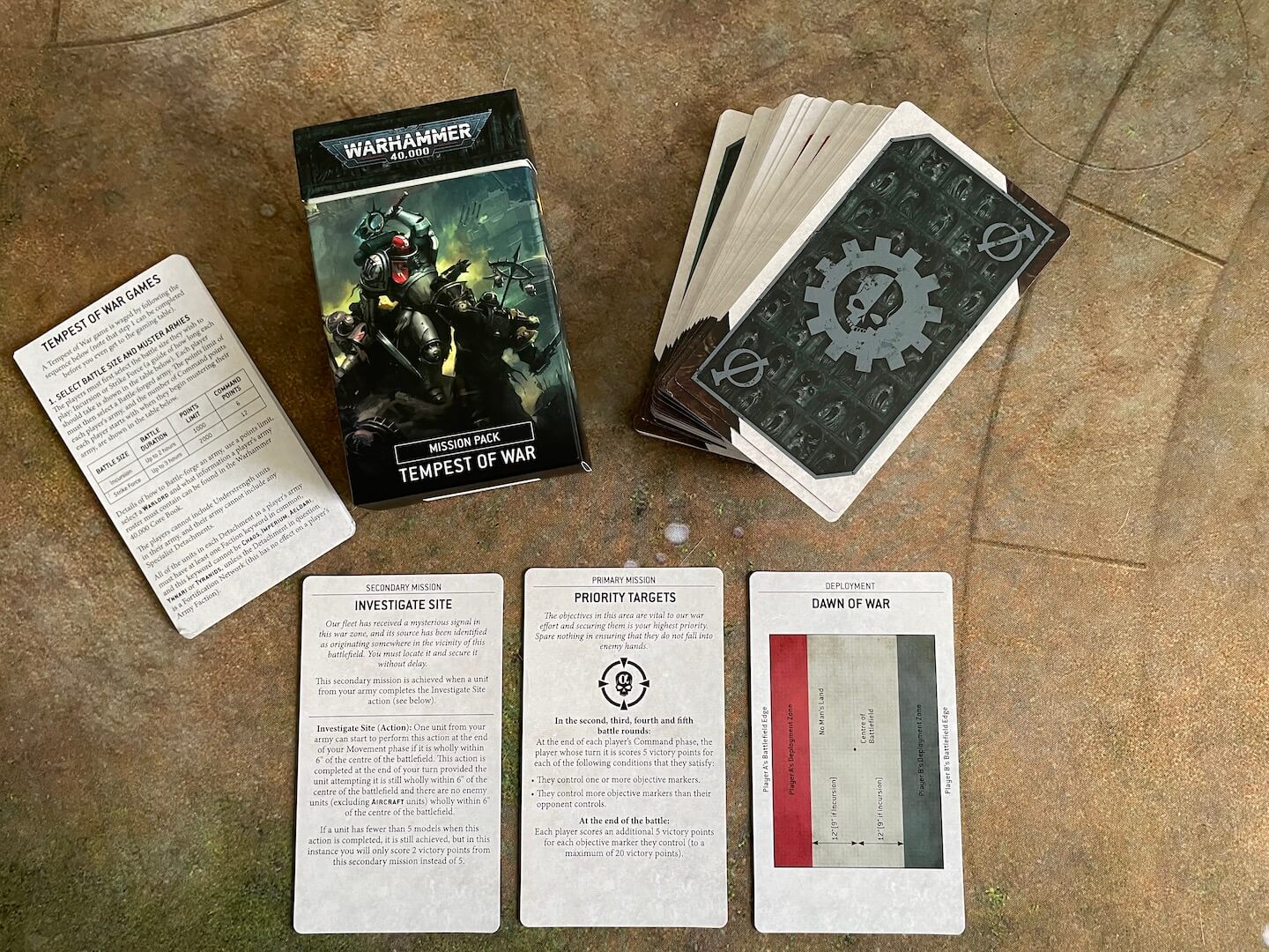The Warhammer 40K Mission Pack makes bringing battles to the tabletop easier than ever